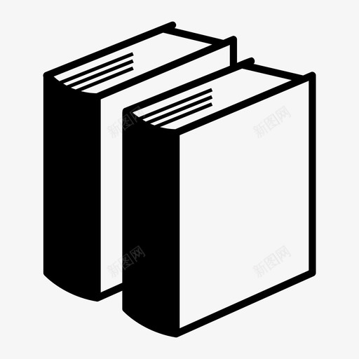 书籍封面书教育图标svg_新图网 https://ixintu.com 书籍 学习 学校 封面书 教科书 教育