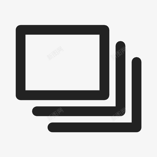 屏幕添加选项卡新选项卡图标svg_新图网 https://ixintu.com 屏幕 新选项卡 添加选项卡 选项卡
