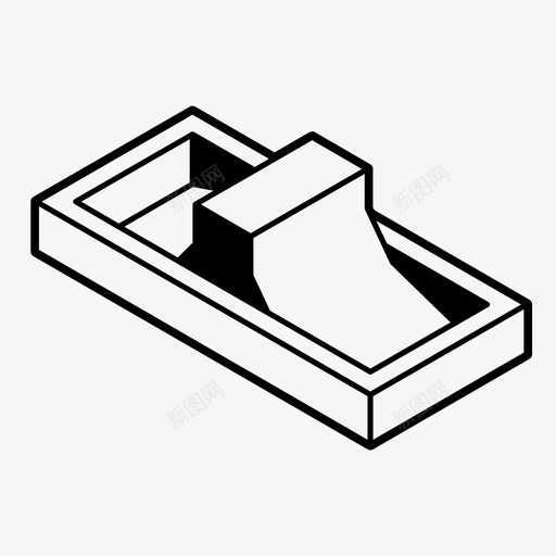 瞬时开关按钮电源图标svg_新图网 https://ixintu.com 关闭 打开 按钮 按钮开关 电源 瞬时开关