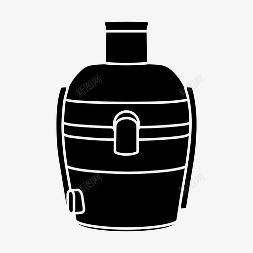 榨汁机电器电动榨汁机图标svg_新图网 https://ixintu.com 家用 家用电器 榨汁机 电动榨汁机 电器