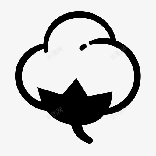 棉芽护理蓬松图标svg_新图网 https://ixintu.com 护理 柔软 棉芽 蓬松