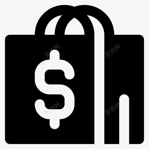 购物袋折扣零售图标svg_新图网 https://ixintu.com 字形基本3 折扣 购物袋 销售 零售