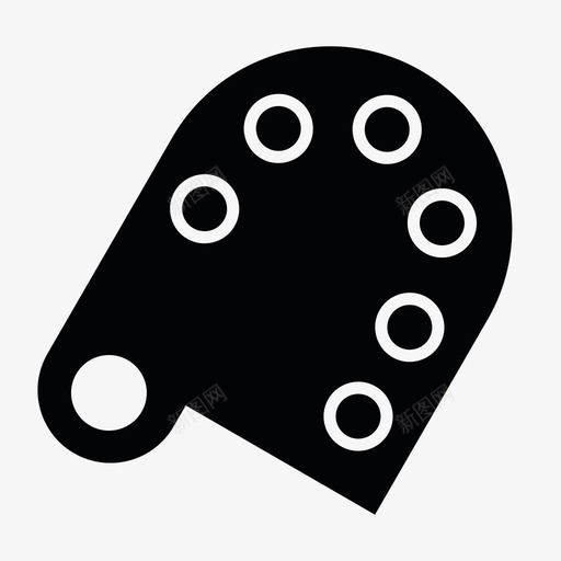 美术调色板绘画图标svg_新图网 https://ixintu.com 绘画 美术 艺术 调色板