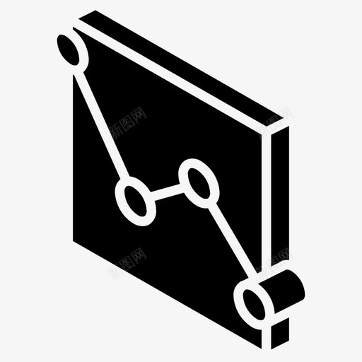 散点图图iso图标svg_新图网 https://ixintu.com iso 图 散点图 数据图isosolid 等轴测