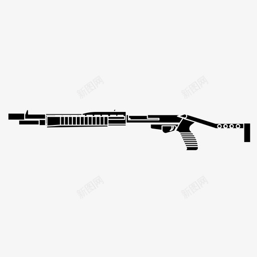 猎枪反击特警图标svg_新图网 https://ixintu.com 反击 战争 枪 武器 特警 猎枪