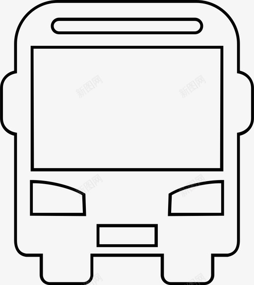 巴士巴士班车旅游图标svg_新图网 https://ixintu.com 交通 巴士 巴士班车 旅游 旅行