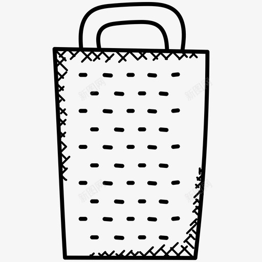 奶酪研磨器食品小工具图标svg_新图网 https://ixintu.com 器皿 奶酪研磨器 小工具 食品 食品和饮料涂鸦图标