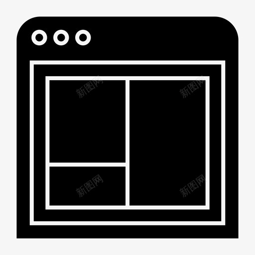 浏览器应用程序网站图标svg_新图网 https://ixintu.com 应用程序 浏览器 网站 网页