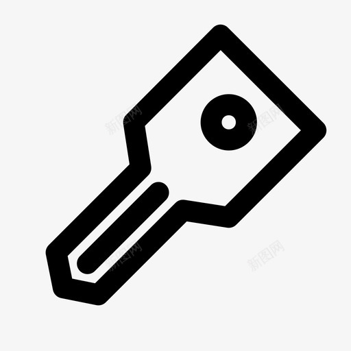 钥匙上锁挂锁图标svg_新图网 https://ixintu.com 上锁 基本粗体 安全 挂锁 电源 钥匙