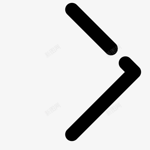 右圆箭头插入符号图标svg_新图网 https://ixintu.com 右圆箭头 插入符号