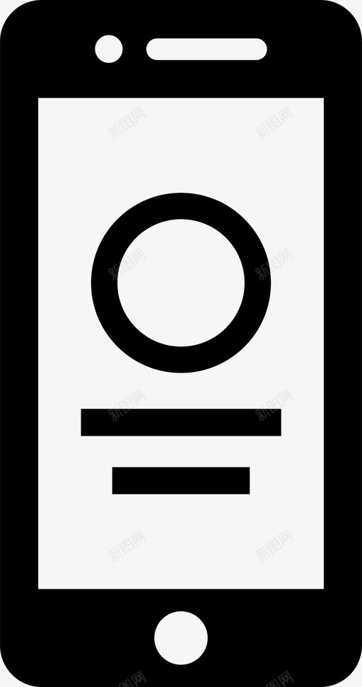 移动应用程序详细信息id图标svg_新图网 https://ixintu.com id 用户 移动应用程序 详细信息