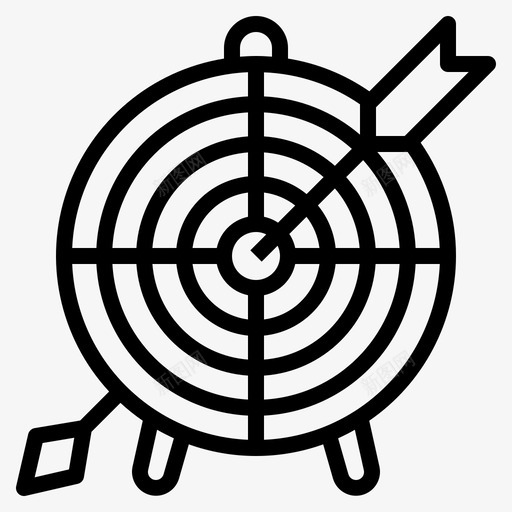 目标箭头飞镖图标svg_新图网 https://ixintu.com 创业 目标 箭头 飞镖
