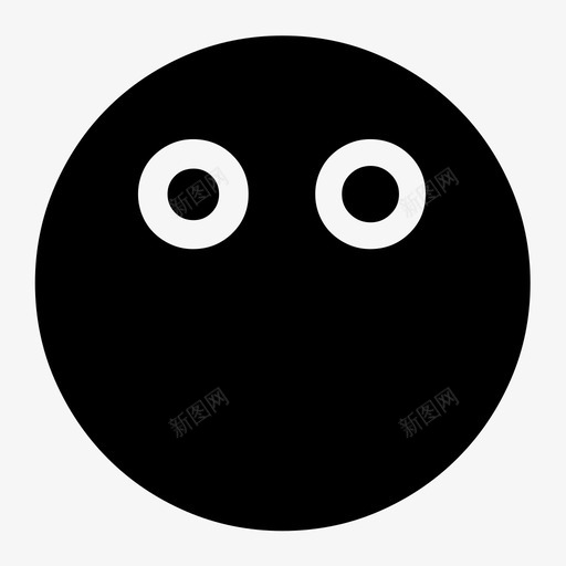 415表情_惊呆svg_新图网 https://ixintu.com 415表情_惊呆 填充 单色 可爱
