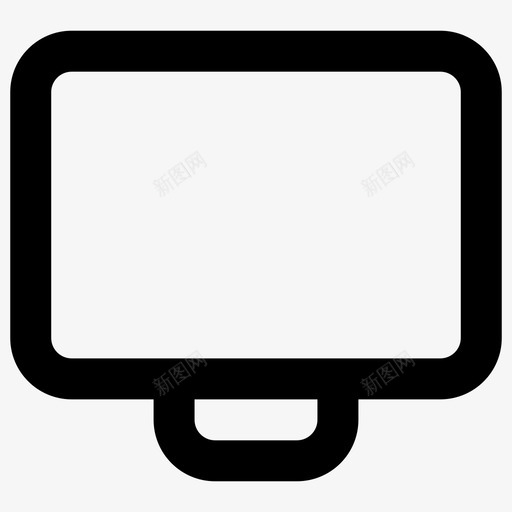 电视平板电视等离子电视图标svg_新图网 https://ixintu.com 平板电视 智能电视 生活必需品 电视 等离子电视