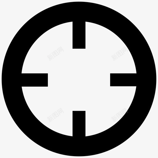 十字线瞄准焦点图标svg_新图网 https://ixintu.com 位置 十字线 杀手界面图标 焦点 瞄准