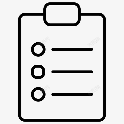 投票检查表剪贴板图标svg_新图网 https://ixintu.com 剪贴板 反馈精简 待办事项 投票 检查表 调查