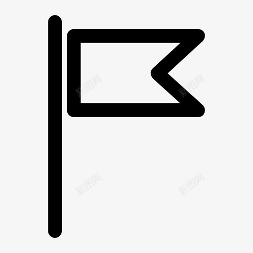 旗子旗杆赛跑图标svg_新图网 https://ixintu.com 旗子 旗杆 标志 赛跑