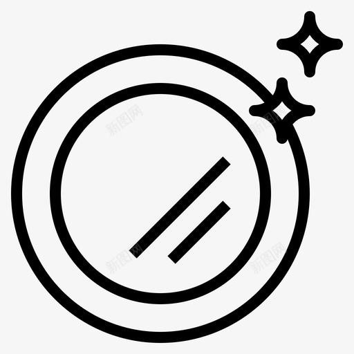 干净的盘子厨房盘子图标svg_新图网 https://ixintu.com 厨房 厨房用具 干净的盘子 盘子