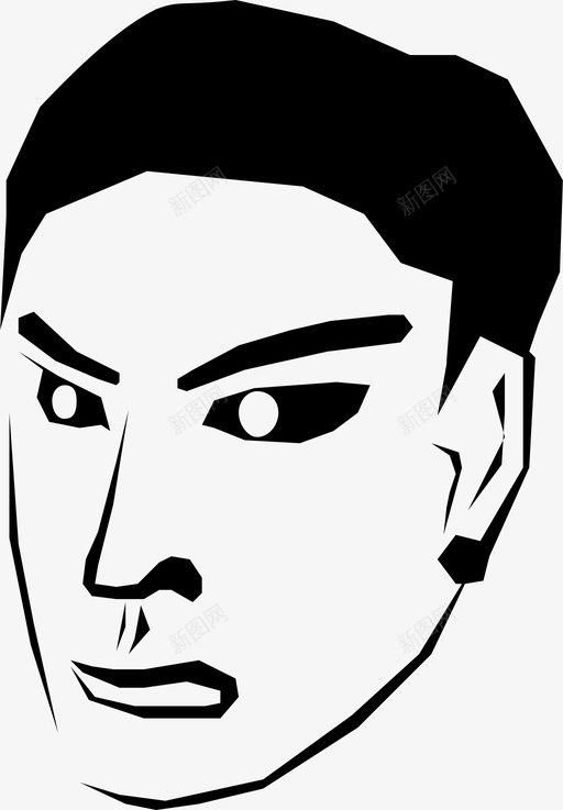 脸孩子男人图标svg_新图网 https://ixintu.com 人们 孩子 男人 脸