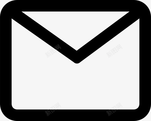 空白邮件信封邮寄图标svg_新图网 https://ixintu.com 信封 发送 空白信封模版 空白邮件 邮寄