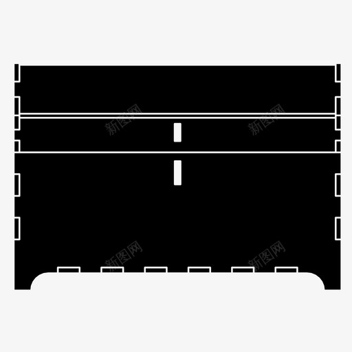 箱子笼子保险箱图标svg_新图网 https://ixintu.com 保险箱 储藏室 海盗宝藏 笼子 箱子 集装箱