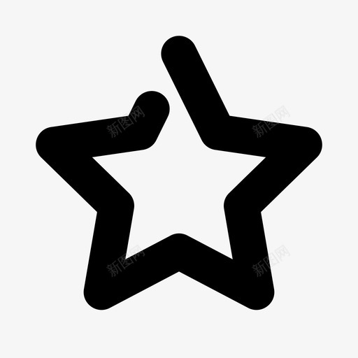 星形收藏夹突出显示图标svg_新图网 https://ixintu.com 保存 基本图标 收藏夹 星形 突出显示 通知 重要