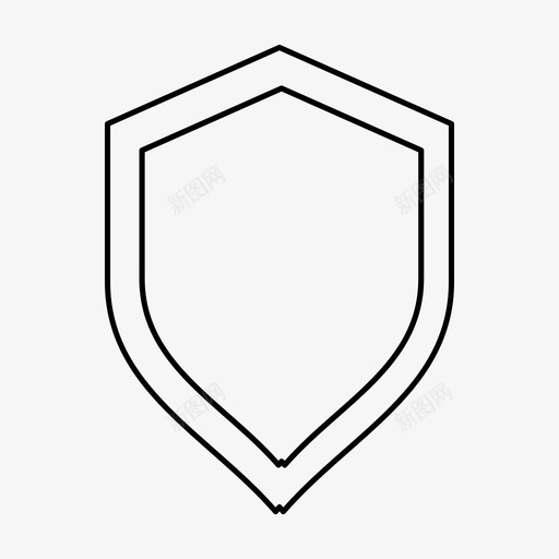 盾牌防御安全图标svg_新图网 https://ixintu.com 安全 盾牌 防御