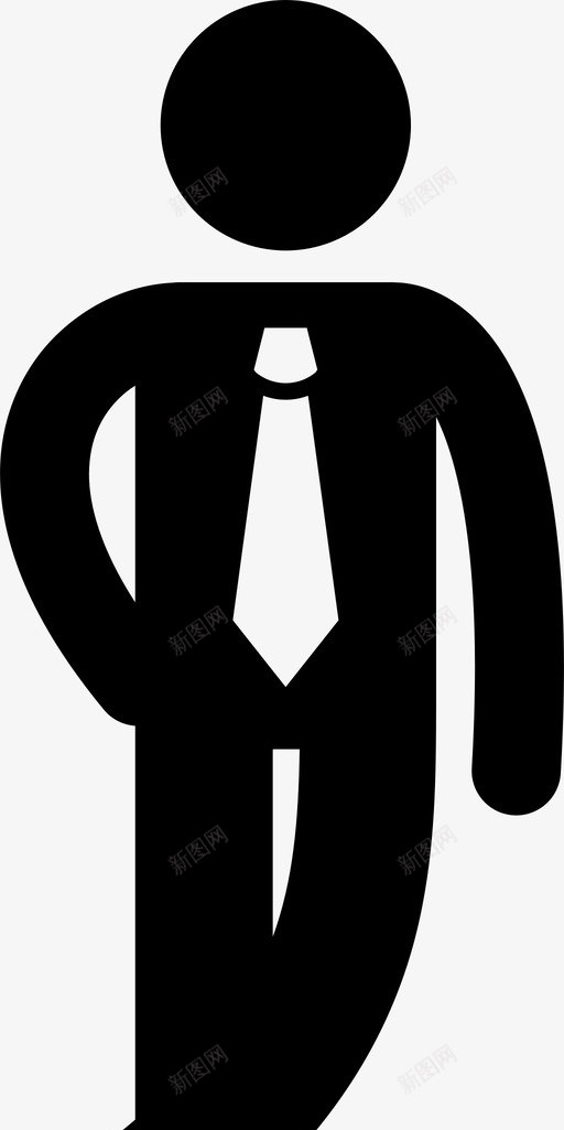 商人站立姿势老板酷图标svg_新图网 https://ixintu.com 十字 商人站立姿势 姿势 成功商人 老板 腿 酷