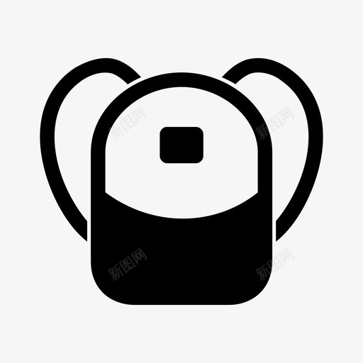 书包背包户外图标svg_新图网 https://ixintu.com 书包 户外 背包