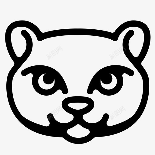 猫鼬脸食肉动物侏儒猫鼬图标svg_新图网 https://ixintu.com 侏儒猫鼬 捕食者 猫鼬脸 食肉动物