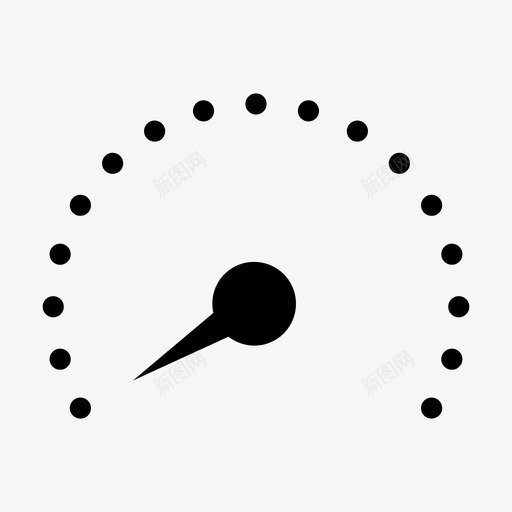 车速表控制计数器图标svg_新图网 https://ixintu.com 仪表 仪表板 慢速 控制 计数器 车速表