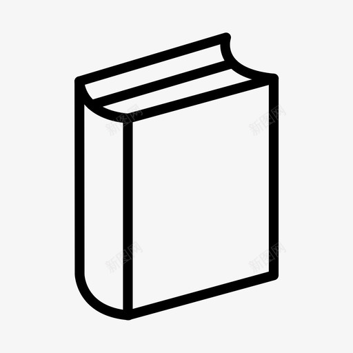 线描-书立svg_新图网 https://ixintu.com 线描-书立 9