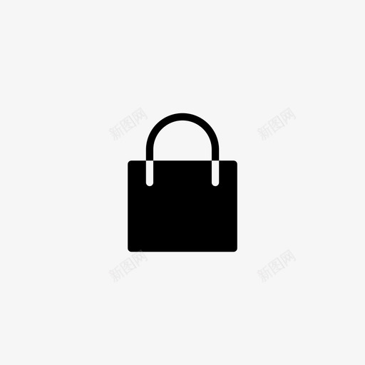 购物袋电子商务网上商店图标svg_新图网 https://ixintu.com 电子商务 网上商店 购物袋 购物袋1