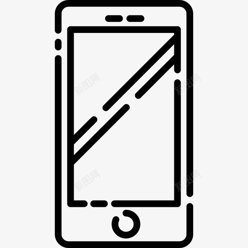 触摸屏电话技术局图标svg_新图网 https://ixintu.com 局 技术 触摸屏电话