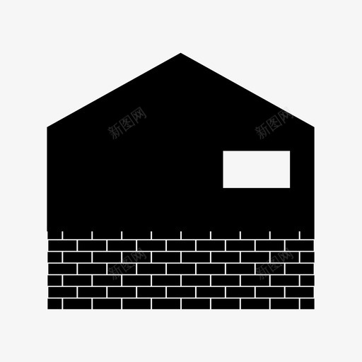 房子地址建筑物图标svg_新图网 https://ixintu.com 住所 地址 家 建筑物 房子