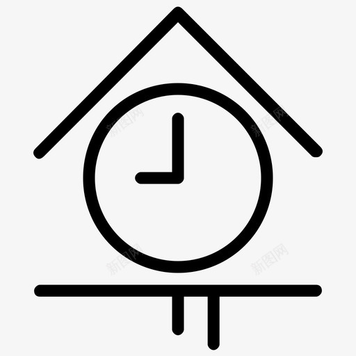 时钟闹钟小时图标svg_新图网 https://ixintu.com 分钟 小时 时钟 时钟2 时间 闹钟