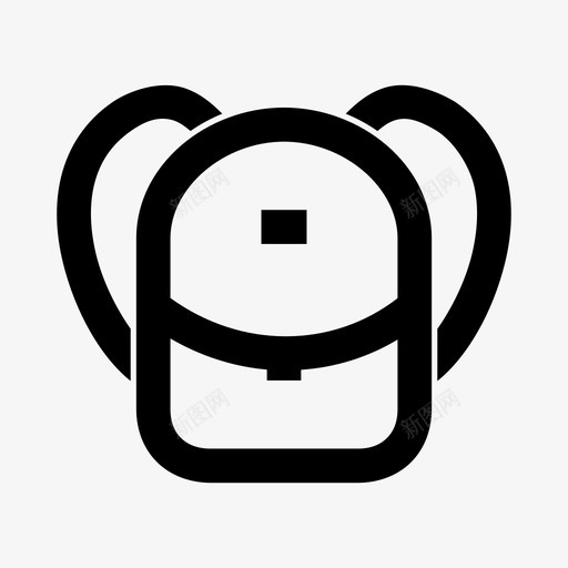 书包背包户外图标svg_新图网 https://ixintu.com 书包 户外 背包