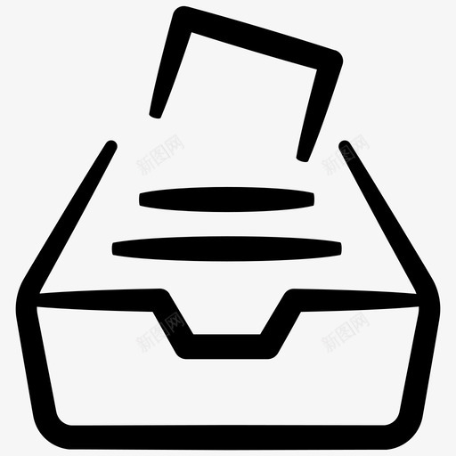 档案盒档案墨水业务第6卷图标svg_新图网 https://ixintu.com 墨水业务第6卷 档案 档案盒