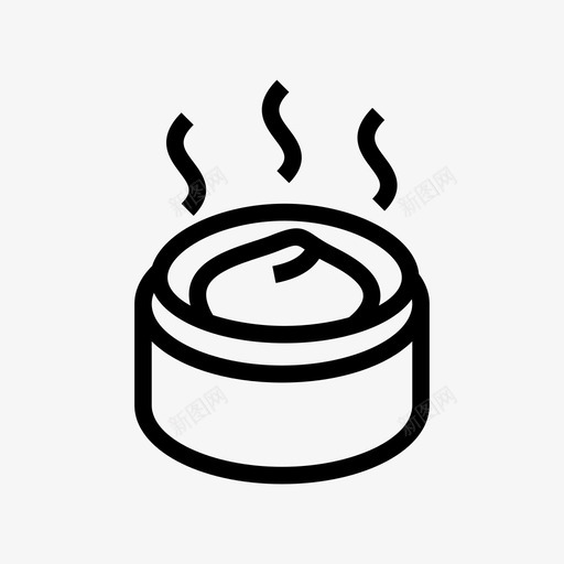 蒸笼竹蒸锅馒头图标svg_新图网 https://ixintu.com 厨师 我们怎么做 点心 烹饪 竹蒸锅 蒸笼 馒头