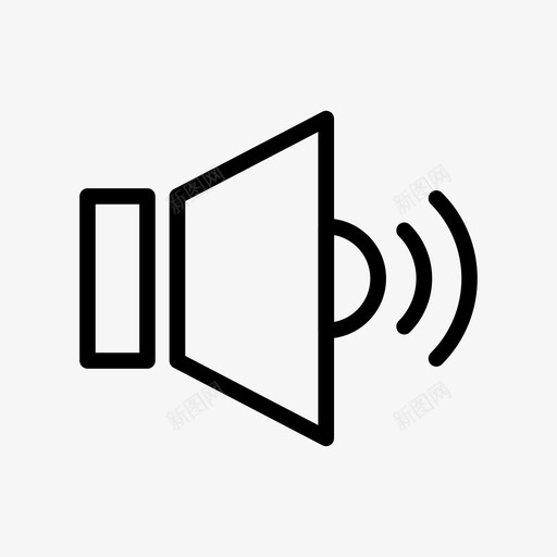 声音发展高图标svg_新图网 https://ixintu.com 业务线图标第11卷 发展 声音 扬声器 音量 高