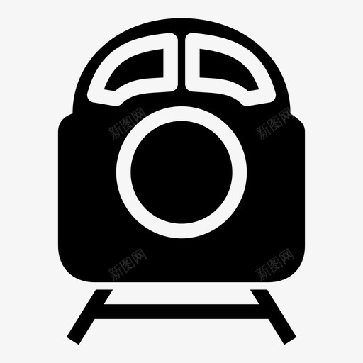 火车快速铁路图标svg_新图网 https://ixintu.com 快速 旅行 火车 运输 铁路