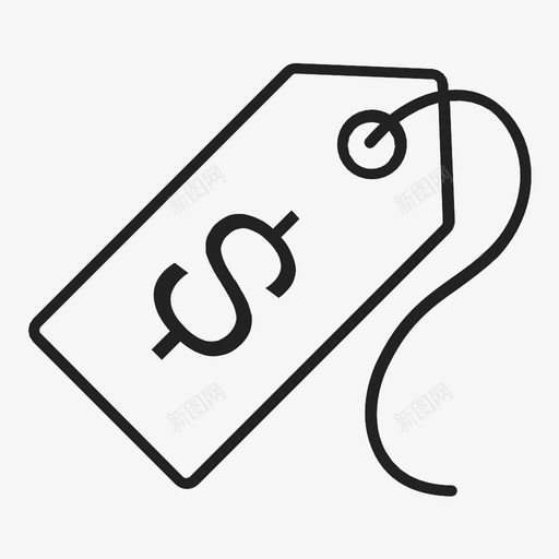 价格标签成本服装应用程序图标svg_新图网 https://ixintu.com 价格标签 成本 服装应用程序图标