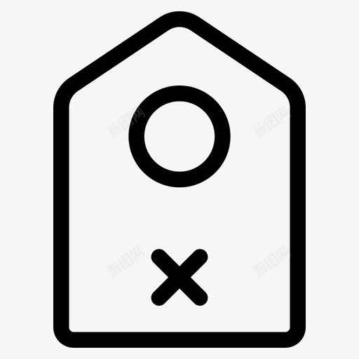 价签售完电子商务价签图标svg_新图网 https://ixintu.com 价签 价签售完 售完 商店 电子商务 购物