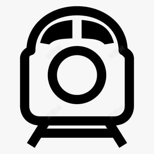 火车快速铁路图标svg_新图网 https://ixintu.com 快速 旅行 火车 运输 铁路