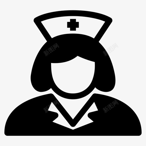 护士化身女护士图标svg_新图网 https://ixintu.com 化身 医疗助理 女护士 护士 护士化身 职业