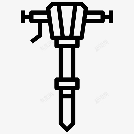 千斤顶锤建筑施工工具图标svg_新图网 https://ixintu.com 千斤顶锤 工具修理 建筑 施工工具