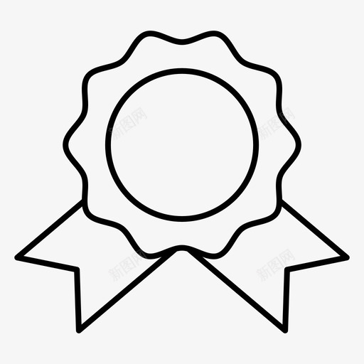 徽章奖章印章图标svg_新图网 https://ixintu.com 印章 奖章 徽章 购物 购物和零售 邮票
