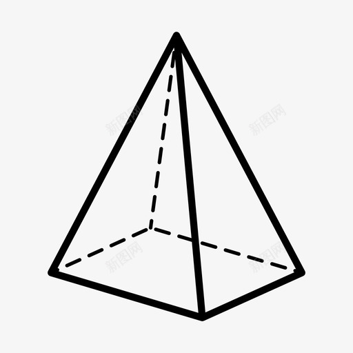 几何图形图形多面体图标svg_新图网 https://ixintu.com 几何不可能的形状 几何图形 图形 多面体 形状