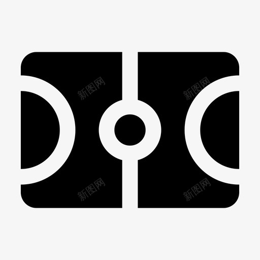 场地区域篮球图标svg_新图网 https://ixintu.com 体育场 区域 场地 球场 篮球 飞人图标运动标志