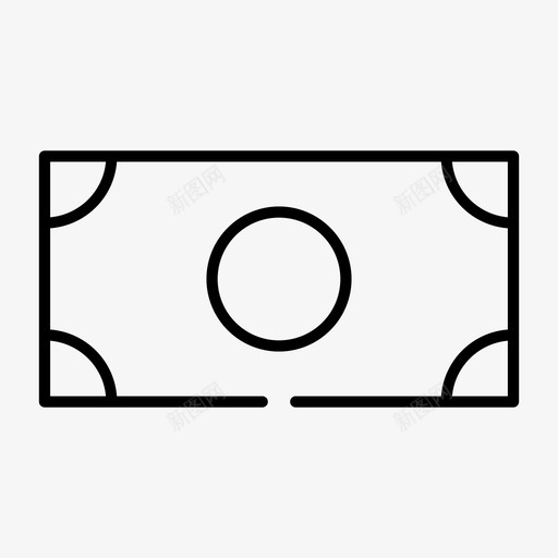 钞票货币金融图标svg_新图网 https://ixintu.com 电子商务差距缩小 货币 金融 钞票